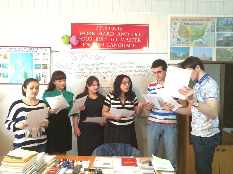 English lesson as a role - play