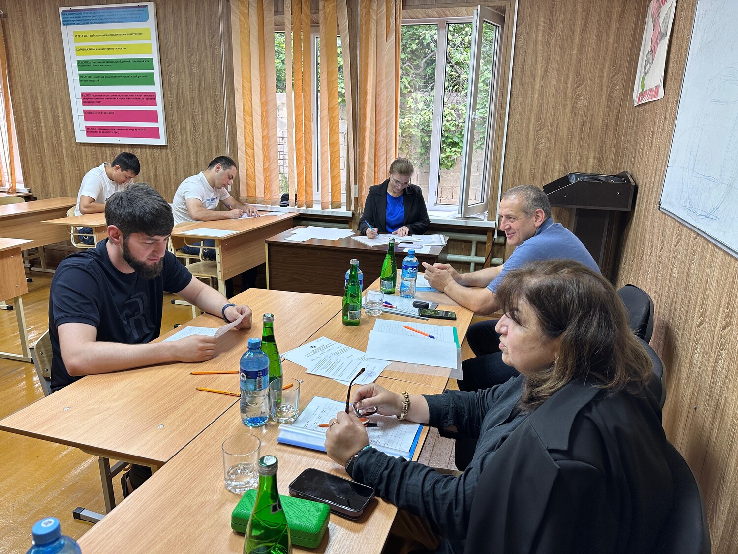 Выпускники - юристы сдавали государственный экзамен